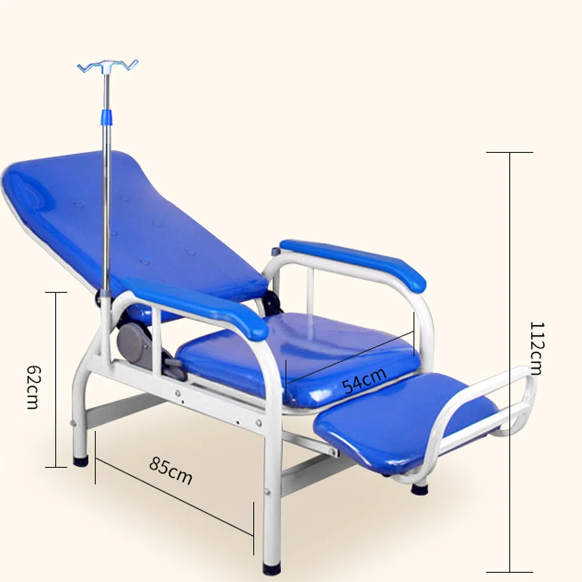 Fauteuil de prélèvement sanguin avec Fonction d'inclinaison complète pour Les procédures médicales
