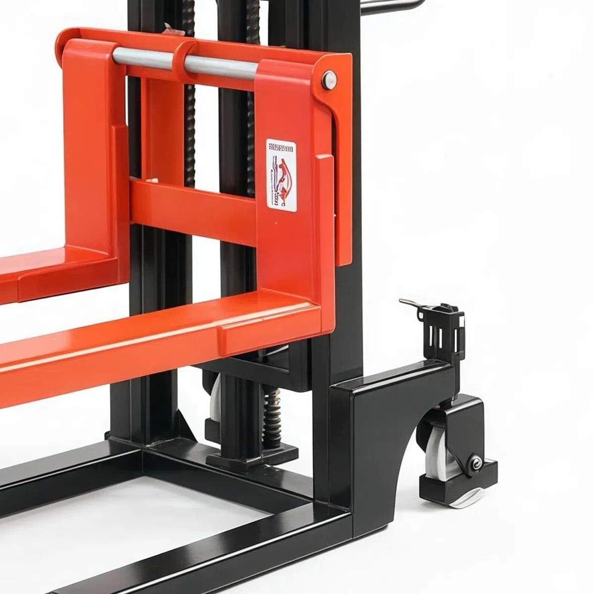 Transpalettes Type poussoir empileur de palettes 2000kg 115cm double mât fourche for le stockage d'usine logistique chariot pour entrepôt