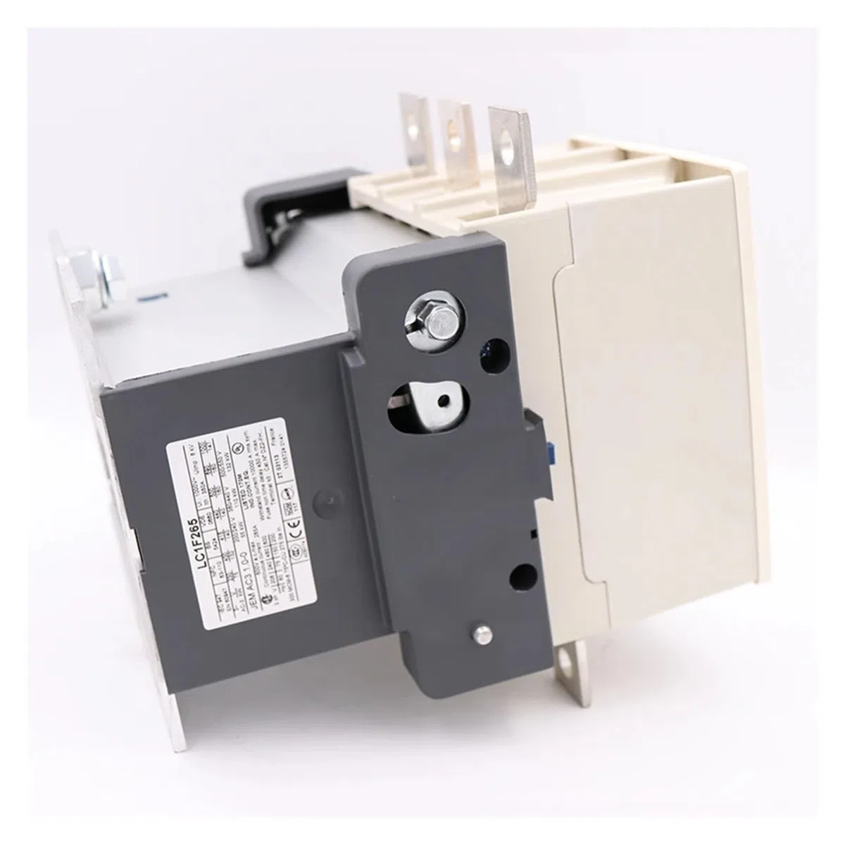 Contacteur électromagnétique LC1F265B7 AC 3P 3NO LC1-F265B7 265A, Bobine 24V AC