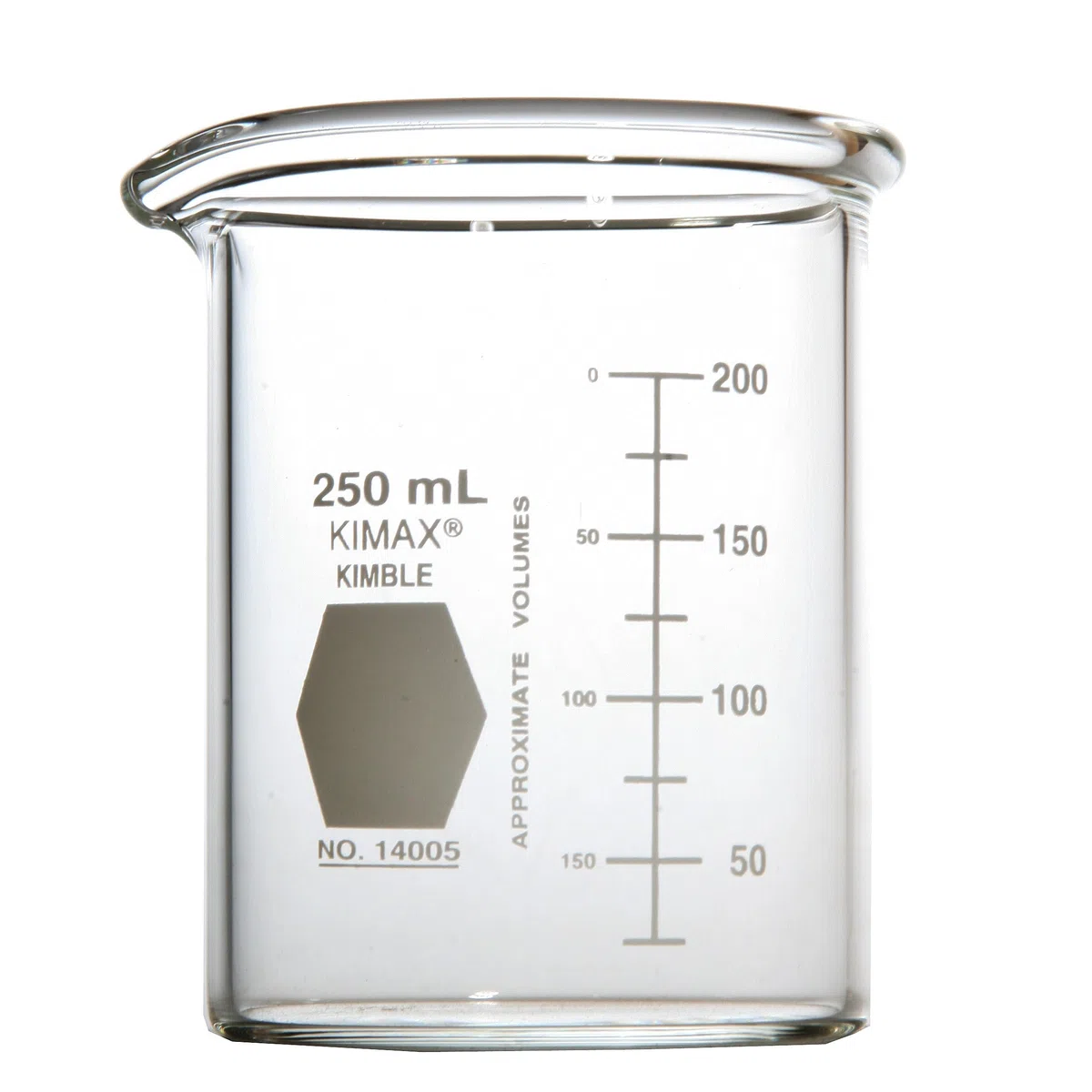 Kimax 20022-50 Glass Class B Cylindre gradué à échelle unique, capacité 50 ml, intervalle de graduation 3 à 50 ml (boîte de 12)